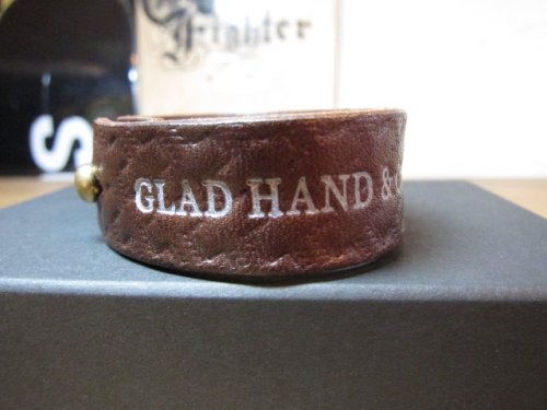他の写真1: GLAD HAND(グラッドハンド)/GH DOG BRACELET  BROWN EMBOSS