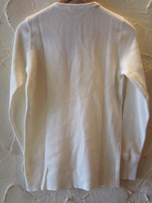 他の写真1: GLAD HAND(グラッドハンド)/STANDARD WAFFLE HENRY L/S T  WHITE 28