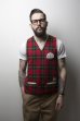 画像3: BELAFONTE/RAGTIME RIBBED KNIT PULL VEST  RED