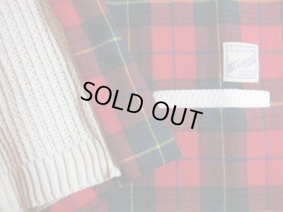 画像4: BELAFONTE/RAGTIME RIBBED KNIT PULL VEST  RED