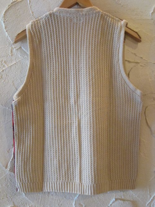 他の写真2: BELAFONTE/RAGTIME RIBBED KNIT PULL VEST  RED