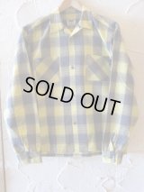 RATS/YELLOW CHECK L/S SHIRTS  YELLOW