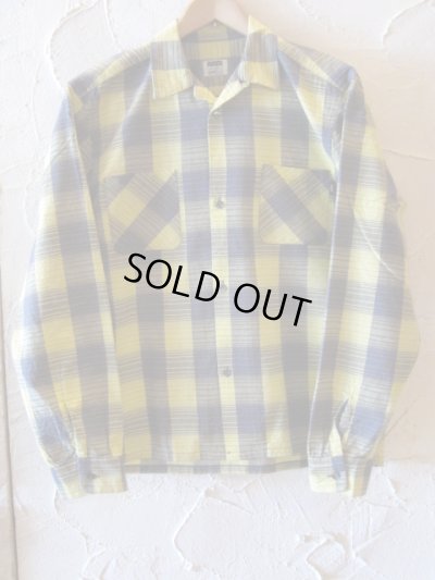 画像1: RATS/YELLOW CHECK L/S SHIRTS  YELLOW