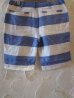 画像2: (SALE 40%OFF) PAN HARD/RAMIE BORDER SHORTS  BLUE (2)