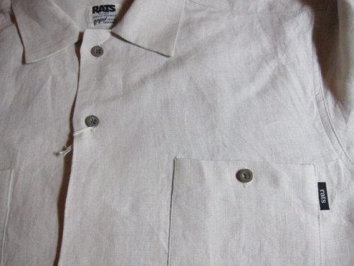 他の写真2: RATS/ONE PIECE S/S SHIRTS  LIGHT GRAY