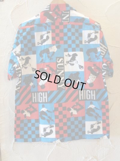 画像2: SUNNY C SIDER/HIGH SUNNY SHIRTS  REDxBLUExWHT