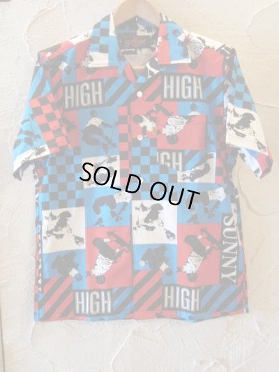 画像1: SUNNY C SIDER/HIGH SUNNY SHIRTS  REDxBLUExWHT