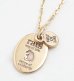 画像1: RATS/DOG TAG NECKLACE  GOLD (1)