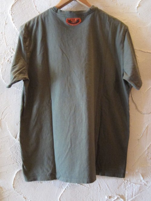 他の写真1: GROK LEATHER/POCKET TEE  OLIVE