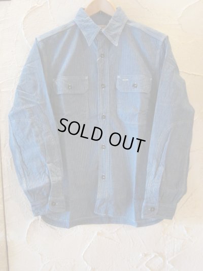 画像1: SUGAR CANE/JEAN COAD SHIRTS  NAVY