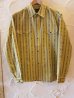 画像1: RATS/INDIAN STRIPE SHIRTS  YELLOW (1)