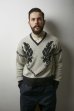 画像1: BELAFONTE/RAGTIME EAGLE SWEATER  GREY (1)