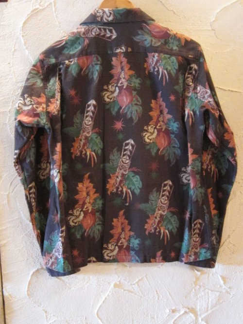 他の写真1: SUN SURF/BARK CLOTH L/S SH TROPICAL GOD  BLACK(BRW)