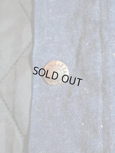 画像6: SUGAR CANE Light/11oz NEP DENIM COACH JKT WITH PADDING  NAVY