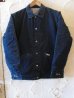 画像1: SUGAR CANE Light/11oz NEP DENIM COACH JKT WITH PADDING  NAVY (1)