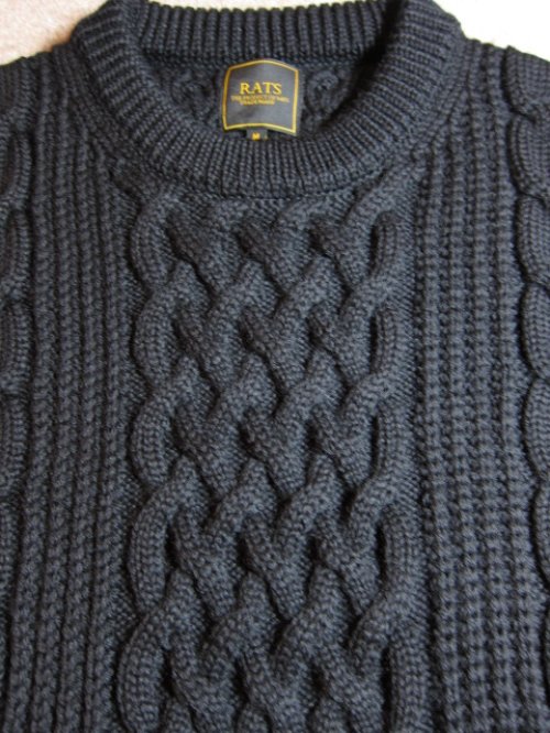 他の写真2: RATS/ALAN KNIT SWEATER  BLACK