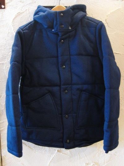 画像1: (SALE 40%OFF) PAN HARD/PRINT FLEECE PADDING JKT  NAVY