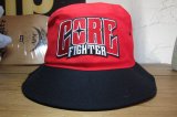 COREFIGHTER/CLIP #11 TEAM HAT  REDxBLACK