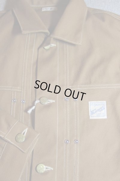 画像5: BELAFONTE/RAGTIME CANVAS JACKET  BROWN