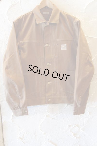 画像3: BELAFONTE/RAGTIME CANVAS JACKET  BROWN