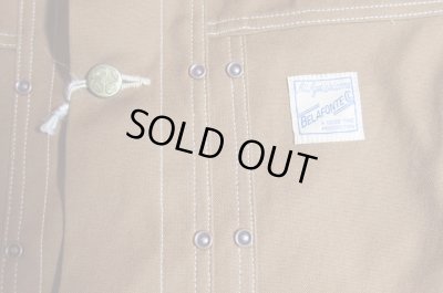 画像6: BELAFONTE/RAGTIME CANVAS JACKET  BROWN
