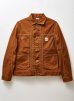 画像2: BELAFONTE/RAGTIME CANVAS JACKET  BROWN (2)