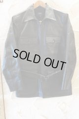 RATS/40's LEATHER COAT  BLACK