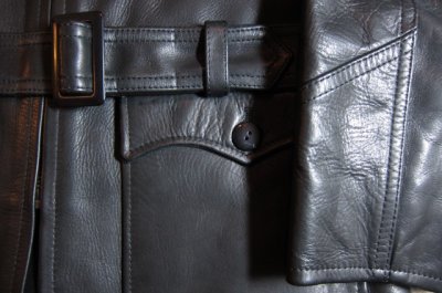 画像5: (SALE 35%OFF) RATS/40's LEATHER COAT  BLACK
