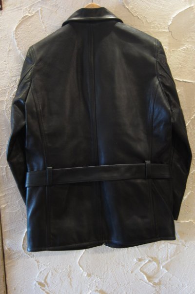 画像2: (SALE 30%OFF) RATS/40's LEATHER COAT  BLACK