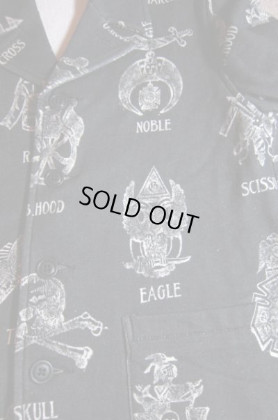 画像4: GANGSTERVILLE ギャングスタービル/SHAVING JACKET  BLACK