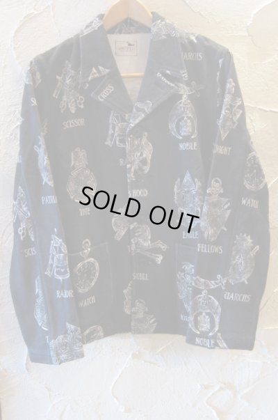 画像1: GANGSTERVILLE ギャングスタービル/SHAVING JACKET  BLACK