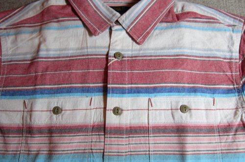 他の写真2: VINTAGE EL/NATIVE BORDER SHIRTS  RED