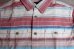 画像3: VINTAGE EL/NATIVE BORDER SHIRTS  RED (3)
