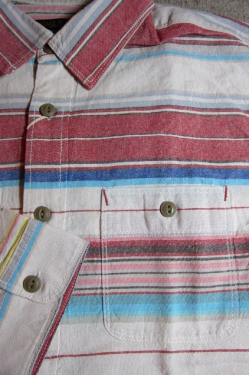 他の写真3: (SALE 40%OFF) VINTAGE EL/NATIVE BORDER SHIRTS  RED