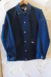 画像1: SUGAR CANE Light/11oz NEP DENIM COACH JKT  NAVY (1)