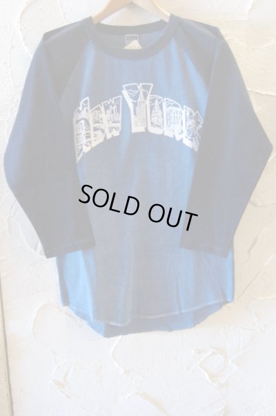 画像1: CHESWICK/3/4 BASEBALL T  NAVYxNAVY