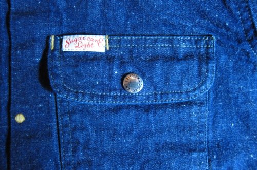 他の写真3: SUGAR CANE Light/11oz NEP DENIM HOODEO JKT  NAVY