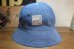 画像1: BELAFONTE/RAGTIME CHAMBRAY METRO CAP 5oz BLUE CHAMBLAY (1)