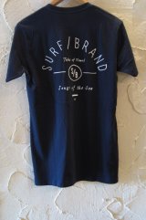 (SALE 40%OFF) SURF/BRAND/TRABEL T NAVY