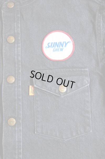 画像4: SUNNY C SIDER/STAND VEST SHIRTS WASH BLACK