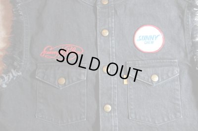 画像3: SUNNY C SIDER/STAND VEST SHIRTS WASH BLACK