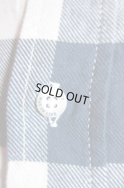 画像6: RATS/BUFFALO CHECK SHIRTS WHITEｘGRAY