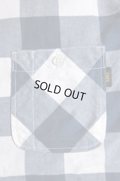 画像5: RATS/BUFFALO CHECK SHIRTS WHITEｘGRAY
