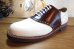 画像1: GLAD HAND(グラッドハンド)/SADDLE SHOES  WHITExBROWN (1)