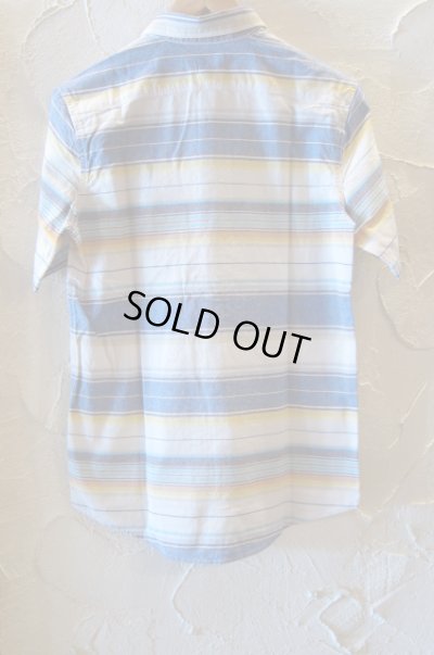 画像2: VINTAGE EL/NATIVE BORDER SHIRTS　S/S  BLUE