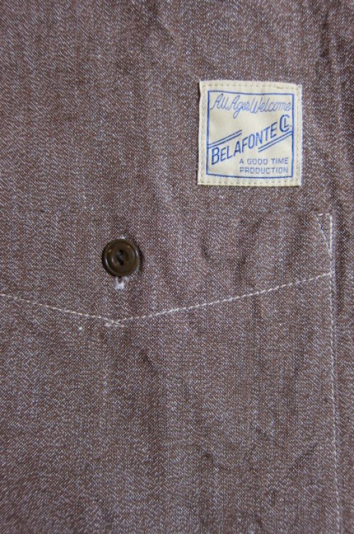 他の写真2: BELAFONTE/RAGTIME CHAMBRAY HOLLYWOOD LEISURE SH  BROWN