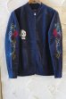 画像2: TOYO ENTERPRISE /ZIP SUKA SWEAT SNAKE&SKULL  NAVY (2)