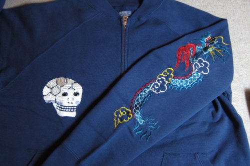 他の写真2: TOYO ENTERPRISE /ZIP SUKA SWEAT SNAKE&SKULL  NAVY