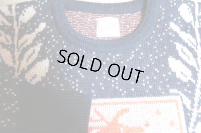画像6: BELAFONTE/RT DEER EMBLEM SWEATER  NAVY