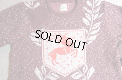 画像4: BELAFONTE/RT DEER EMBLEM SWEATER  BURD